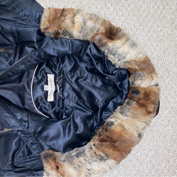 Laundry by Design Natural Fur Collar Coat Size Medium - Picture 7 of 7